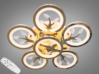 Люстра светодиодная Diasha с тремя температурами света 6688/5+1G LED 3color dimmer