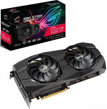 Видеокарта AMD Radeon RX 5500 XT 8GB Asus ROG Strix OC (ROG-STRIX-RX5500XT-O8G-GAMING) Б/У