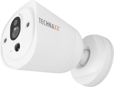 Бездротова камера Technaxx TX-55 до 30 м Wi-Fi з мікрофоном HD Білий (4260358122427)