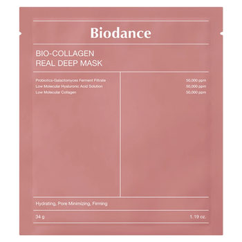 Гидрогелевая маска Biodance Bio Collagen Real Deep Mask с коллагеном 34 г