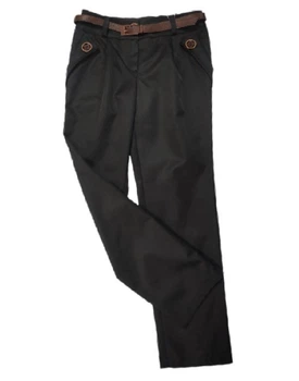 Брюки школьные для девочки SUZIE ДЖАНЕТ мемори cotton 152 см черный