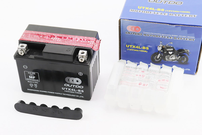 Мото аккумулятор OUTDO 12 Вольт 3Ah UTX4L-BS кислотный