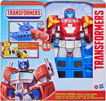 Іграшка трансформер Hasbro Transformers Optimus Prime Jumbo Jet Speedster 38 см (5010993797523)