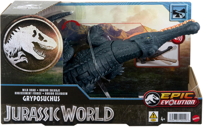 Фігурка динозавра Mattel Jurassic World Wild Roar Gryposuchus 32.5 см (0194735192496)