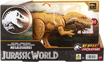 Figurka dinozaura Mattel Jurassic World Wild Roar Megalozaur (0194735192557)