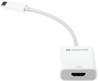 Адаптер-перехідник NewerTech USB Type-C to HDMI 2.0 4K White (0811643017153)