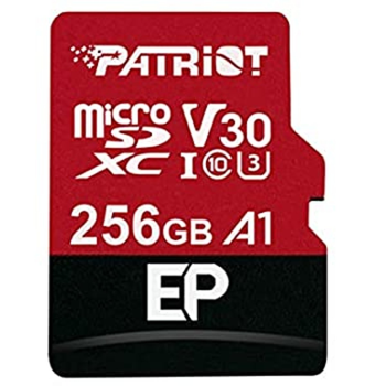 Карта памяти Patriot EP A1 R90/W80MB/s + SD-adapter (PEF256GEP31MCX)
