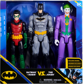 Zestaw figurek Spin Master Batman Odrodzenie Robin i Joker 30 cm (0778988344651)