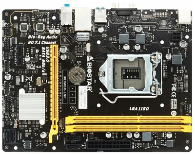 Материнська плата Biostar H81MGC(s1150, H81, PCI-Ex16) OEM Bulk