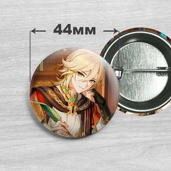 Значок Кавех из игры Genshin Impact / Геншин Импакт 44мм №5