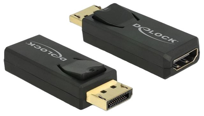 Adapter Delock DisplayPort 1.2 - HDMI Black (4043619655731)