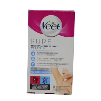 Полоски для депіляції Veet 16шт Під пахвами
