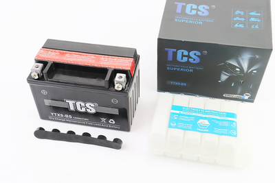 Мото акумулятор TCS 12 Вольт 9Ah YTX9-BS кислотний
