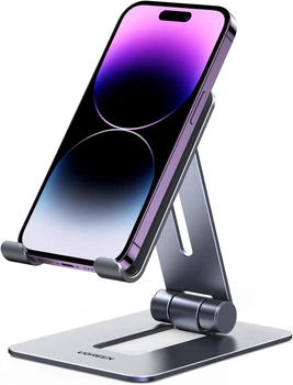 Подставка для телефона UGREEN LP678 Foldable Multi-Angle Phone Stand Grey (15608)