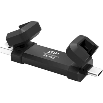 Внешний SSD накопитель 250Gb Silicon Power DS72 Black (SP250GBUC3S72VPK)