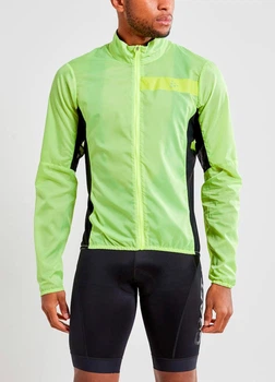 Велокуртка чоловіча вітровка CRAFT Essence Light Wind Jacket 1908813-851000 Flumino/Black XXL