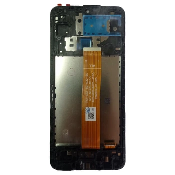 Дисплей Original PRC для Samsung A127F Galaxy A12 Nacho (2021) модуль в сборе с тачскрином и рамкой, черный