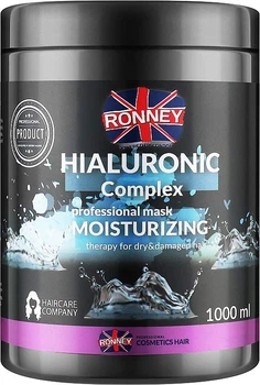 Маска з гіалуроновою кислотою RONNEY HIALURONIC COMPLEX для сухого та пошкодженого волосся 1000 мл ( 5060589154773 )