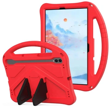 Детский чехол New Kids Case на планшет Samsung Galaxy Tab S12 Ultra (14.6") / красный