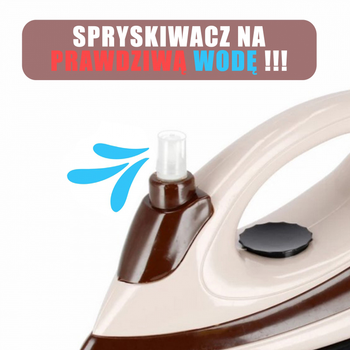 Zestaw do prasowania Woopie 2 in 1 Żelazko ze spryskiwaczem + Deskę do prasowania + Kosz na pranie + Wieszaki 2 szt + Proszek do prania 2 szt (5904326946767)