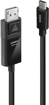 Przejściówka Lindy USB Type C to DisplayPort 8K60Hz 3 m Black (4002888433433)