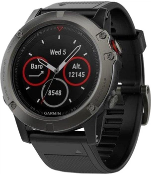 Спортивные часы Garmin Fenix 5X Slate Gray Sapphire With Black Band (010-01733-00)