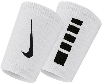 Frotki na nadgarstek Nike Elite Doublewide Wristbands N1006700101OS 2 szt (887791730091)