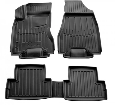 Килимки Stingray 3D (5 шт, поліуретан) для Nissan X-trail T31 2007-2014 рр