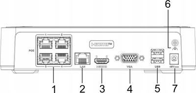 IP-реєстратор HiLook NVR-4CH-H/4P