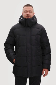 Чоловічий пуховик Finn Flare FWB21026-200 чорний M