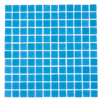 Мозаика АкваМо голубая,нескользящая Concrete Sky Blue 31.7х31.7 стеклянная для ванны, душевой,бассейна за 1 ШТ