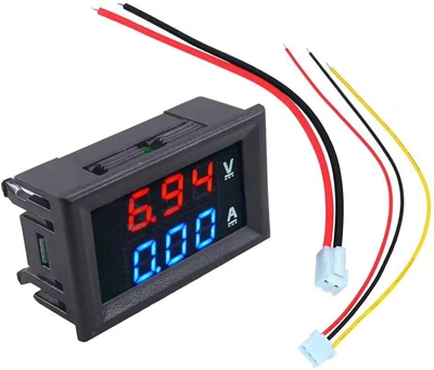 Вольтамперметр DC 0-100V 50A в корпусе 0,56" под шунт