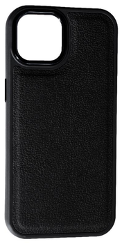 Чохол Leather Case на Apple iPhone 15 Plus (black)