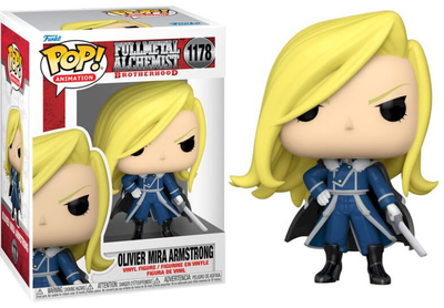 Фігурка Funko POP! Animation Full Metal Alchemist Brotherhood Olivier Mira Armstrong 1178 (0889698577380)