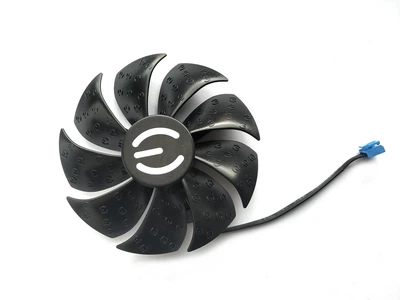 Вентилятор кулер PowerLogic для відеокарти EVGA PLD09220S12HH (PLA09215S12H PLA09215B12H PLD09220B12H T129215SU) кабель 9 см (№443.0053)
