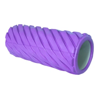 Массажный ролик RollerUA Waves для спины и тела 33 см Purple 19510506