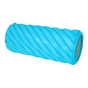 Массажный ролик RollerUA Waves для спины и тела 33 см Blue 19510502