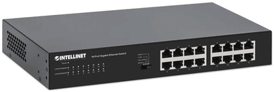 Комутатор Intellinet 16-Port Gigabit Ethernet Switch (766623561815)