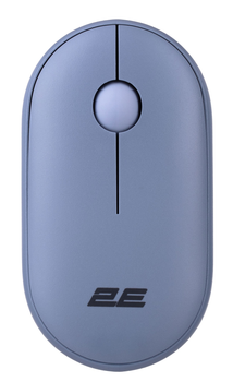 Комьютерная мышка 2E MF300 Silent, Stone Blue, Bluetooth / USB (2.4GHz), оптична, 1600 dpi, 3 кнопки, до 10 м, 1xAA (2E-MF300WBL)