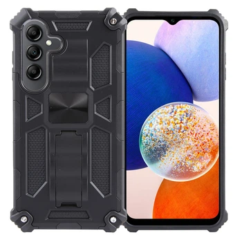 Чехол Shockproof Shield для Samsung Galaxy A05s / A057 бампер противоударный с подставкой Black