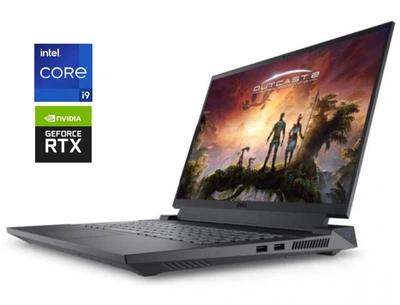 Игровой ноутбук Dell G16 7630 / 16" (2560x1600) IPS / Intel Core i9-13900HX (24 (32) ядра по 3.9 - 5.4 GHz) / 16 GB DDR5 / 512 GB SSD / nVidia GeForce RTX 4070, 8 GB GDDR6, 128-bit / WebCam б/у