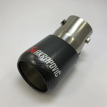 Насадка наконечник глушителя Akrapovic 9503 d63мм L160мм зовн d89мм на выхлопную трубу SV0390