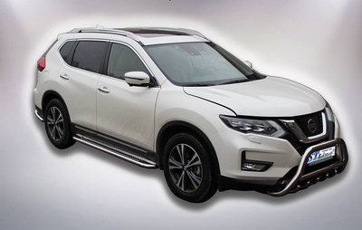 Бічні пороги підніжки майданчики для NISSAN Qashqai J11 17- d60х1,6мм Ниссан Кашкай ST7241 Бічні пороги підніжки майданчики для NISSAN Qashqai J11 17- d60х1,6мм Ниссан Кашкай ST7241