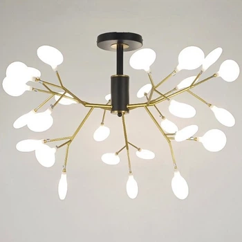 Люстра светодиодная-LED куст 27*3w Sneha (9967732223/27 BLACK+GOLD)