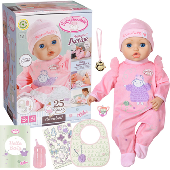 Lalka bobas Baby Annabell Active Annabell 43 cm (4001167709900)