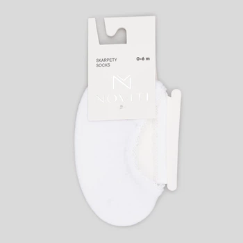 Детские носки хлопковые для девочек Noviti SB067-G-01-000006 0-6 р Белые (5905204341612_1)