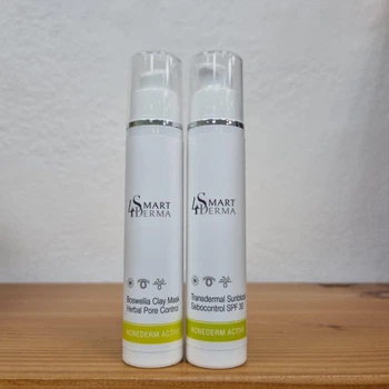 Smart4Derma acnedem active набор дневной крем+ поросужующая маска