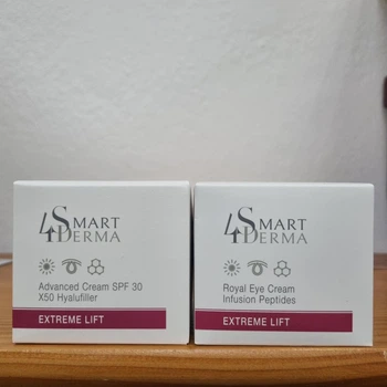 Smart4Derma extreme lift набор дневной крем + крем под глаза