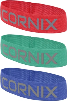 Набор Резинка для фитнеса и спорта из ткани Cornix Loop Band XR-0137 5-7 кг Красная + Резинка для фитнеса и спорта из ткани Cornix Loop Band XR-0138 7-9 кг Зеленая + Резинка для фитнеса и спорта из ткани Cornix Loop Band XR-0139 11-14 кг Синяя