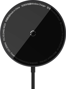 Bezprzewodowa ładowarka Baseus Simple Mini3 Magnetic Wireless Charger 15W Czarna (CCJJ040001)